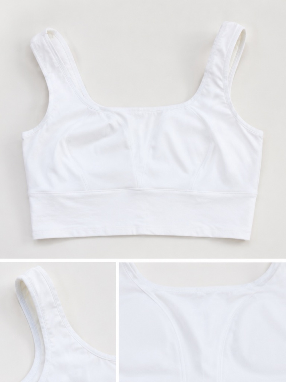 Banana Republic White Linen Blend Smocked Back Tank Top Size 10 Summer Cottageco